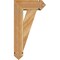 Ekena Millwork Traditional Arts and Crafts Rough Sawn Bracket w/ Offset Brace, Western Red Cedar, 6"W x 14"D x 26"H BKT0604X14X26TRA03RWR - alternate 4